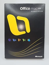Microsoft Office MAC 2008 Business Edition Retail box