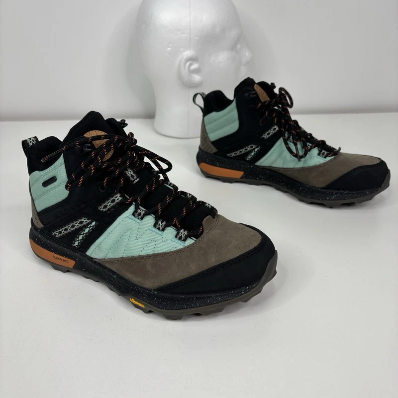 merrell zion hiking unlikely hiker vibram flexplate lace up boots