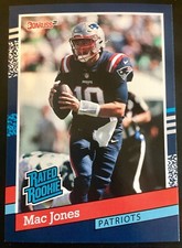 2021 Donruss #BW9 Mac Jones Rated Rookie Retro RC /2231 Patriots J
