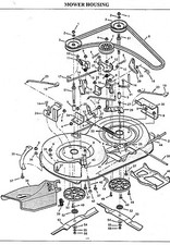 MURRAY MOWER 125/96 CUTTER DECK BLADE BELT