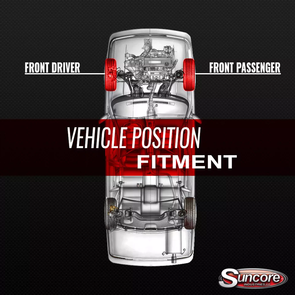 2pcs Front Complete Struts shocks for 1992 1993 1994 1995 Chevrolet Beretta Foto 2 de 4