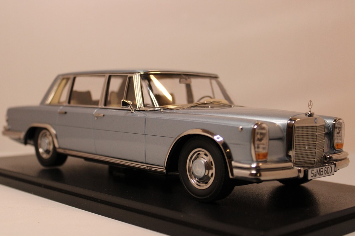 KK-Scale 1/18 Mercedes Benz S-Class 600 Pullman (W100) Light Blue