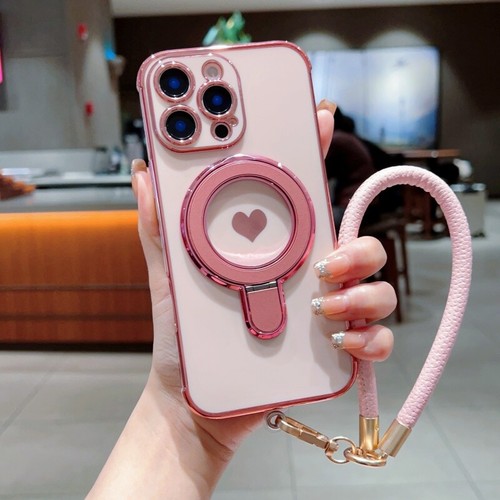 For iPhone 16 15 Pro Max 14 13 12 11 Shockproof Plating Lanayrd Stand Case Cover - Picture 16 of 21