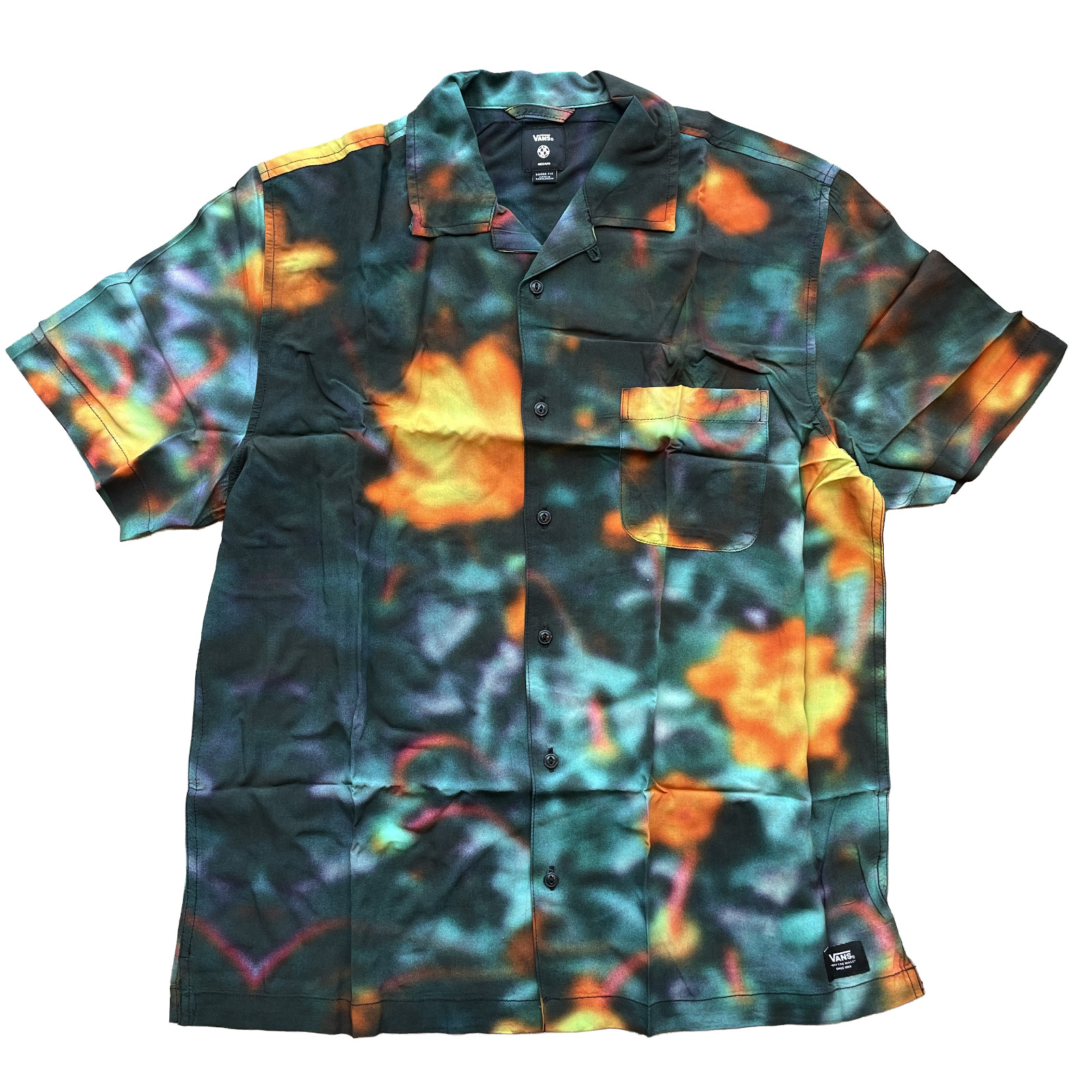 Совершенно Новые мужские фургоны Tranqule из ткани на пуговицах черного цвета / среднего размера