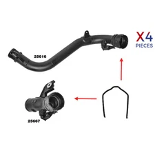 Charge Air Hose Seal Ring Fits Nissan Qashqai Qashqai 1.5Dci 2006-2013 10X