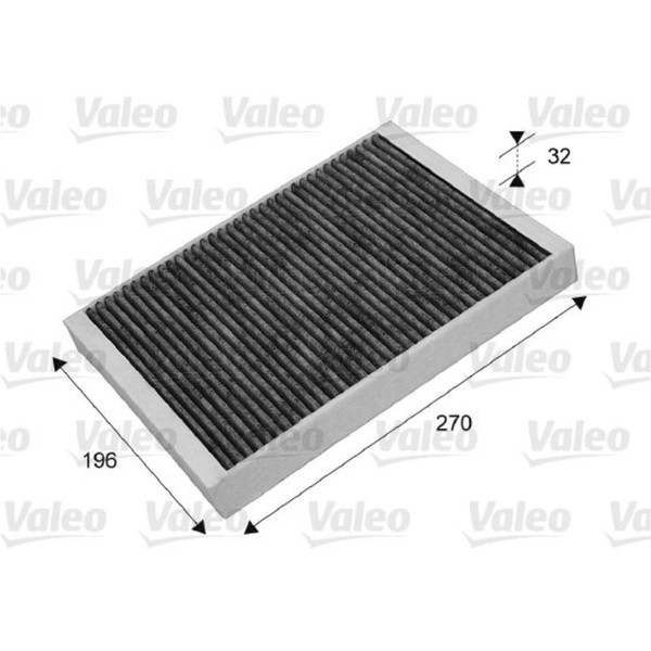 Valeo Innenraumfilter Aktivkohlefilter FüR Peugeot 407 SW CitroëN C5 III Break-image