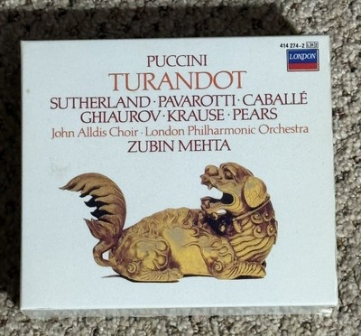Puccini Turandot Pavarotti John Alldis Choir London Philharmonic 2 CD Set