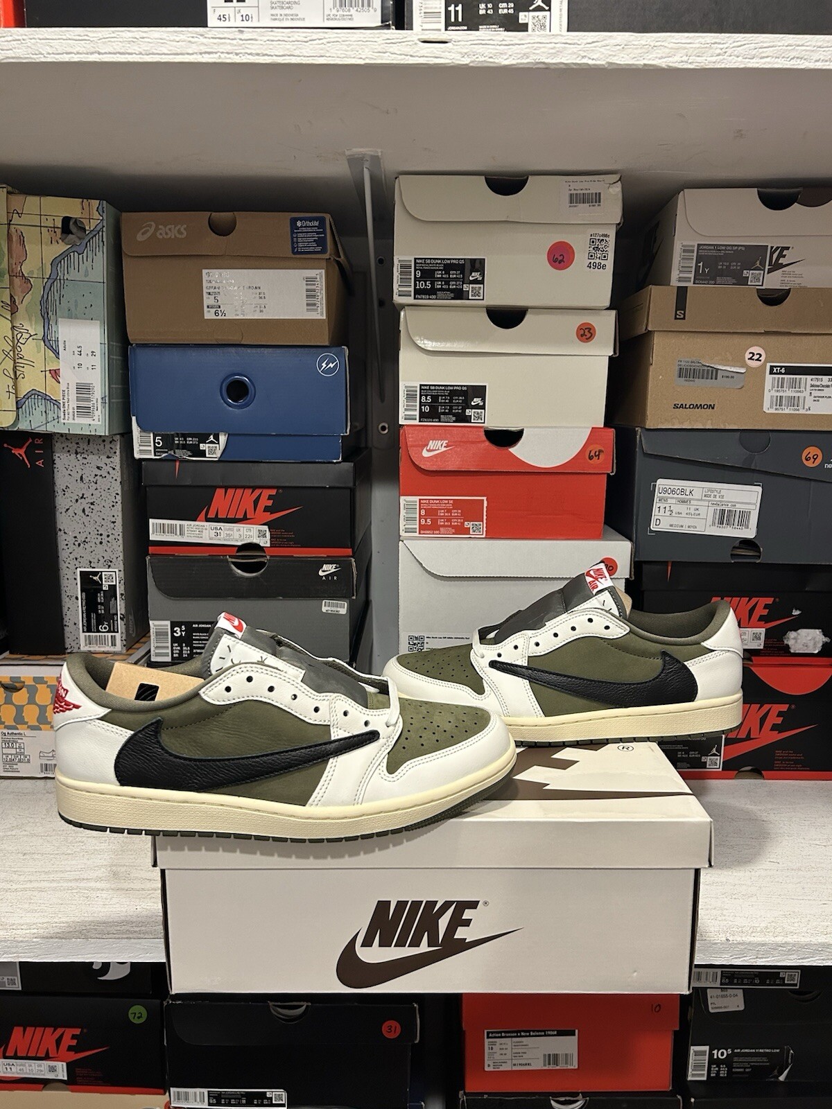 Size 10 - Travis Scott x Air Jordan 1 Retro OG SP Low Reverse Olive / Medium...