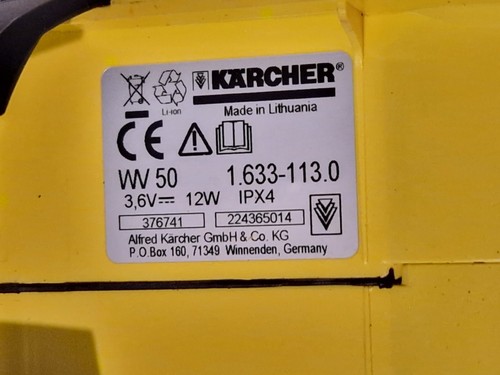 KARCHER WV50 Battery Powered Rechargeable cordless Window Vacuum + charger - Picture 5 of 5