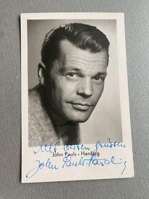JOHN PAULS-HARDING ( 1988)  signed original  Autogrammkarte 9x14 Autogramm