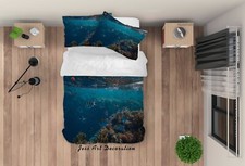 3D Underwater World Fish Quilt Cover Set Duvet Cover Bedding Pillowcases
