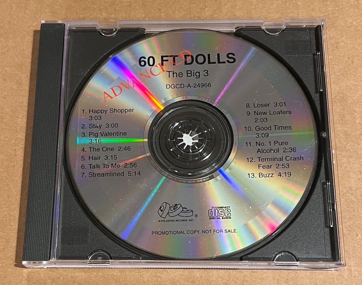 60 ft Dolls - The Big 3 RARE promo advance CD '96 | eBay