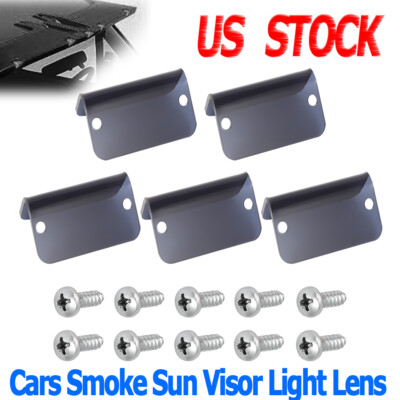 For Cab Moon Sun Visor Light Replacement Smoked Tinted Lens Lenses - 5 Sets USA