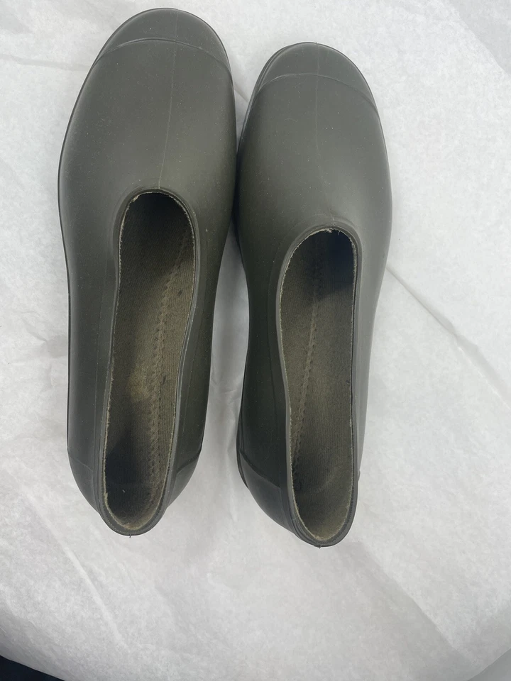 Tamancos de jardim unissex PVC verde francês vert sapatos de jardinagem Welly - Imagem 3 de 4