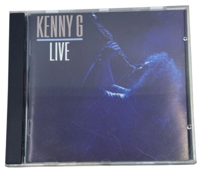 Kenny G ''Live'' CD Album Arista 1989 Saxophone Jazz Music With Michael Bolton