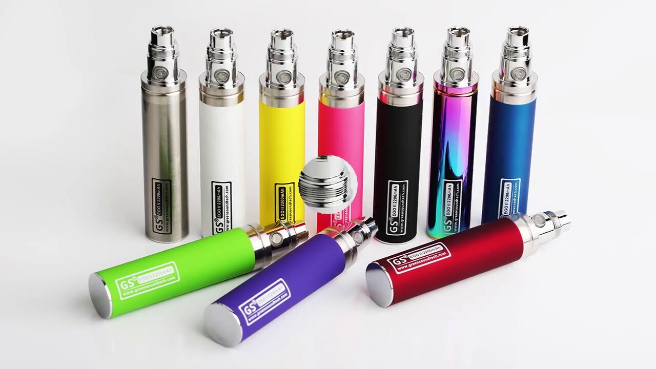 AUTHENTIC GS EGO II e cig Battery Mega Capacity ego battery 2200mah