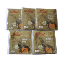 5Sets Alice Mandolin Strings Coated 85/15 Bronze Copper Alloy Winding EADG AM05