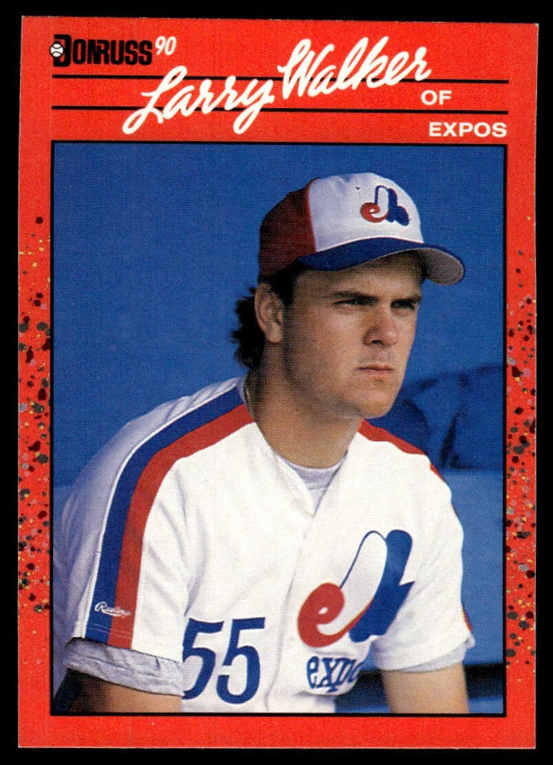1990 Donruss Larry Walker Rookie Expos #578