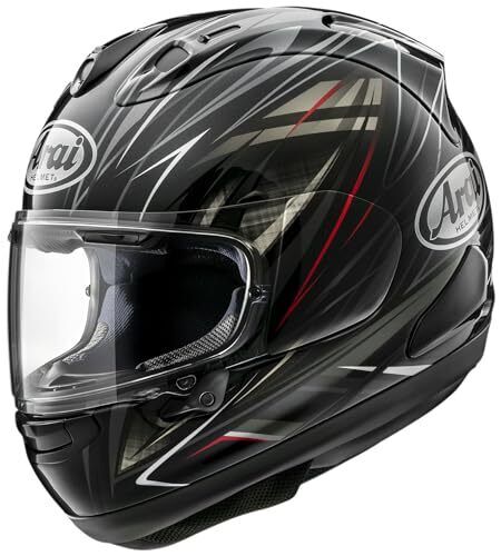 Arai Motorcycle Helmet Full Face RX-7X Radical Black 57-58cm - Picture 1 of 9