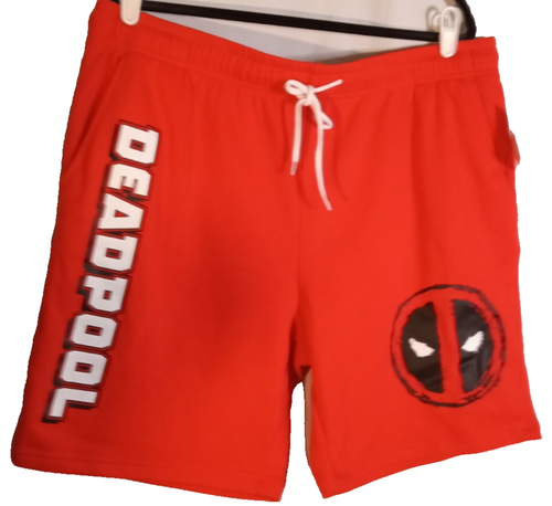 Deadpool men's L red graphic short 38/8 NWT