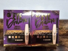 2 W7 EYE DRAMA AMPLIFY YOUR EYES! LASHES MASCARA, KING KOHL PRESSED PIGMENTS 3PC
