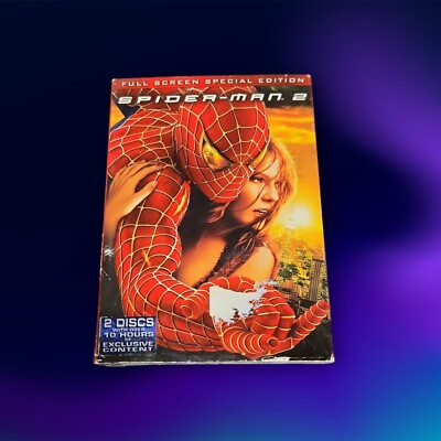 Spider-Man 2 (DVD, 2004, Special Edition, Fullscreen) - I1030