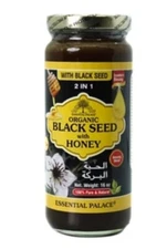 ORGANIC BLACK SEED With Honey By Essential Palace 16 oz.