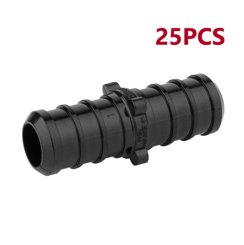 EFIELD 25PCS 1/2" Pex Poly PPSU Barb Crimp Coupling-NSF, cUPC (Lead Free)