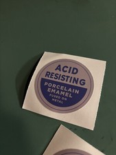Vintage Reproduction Decals GE Hotpoint General Electric Crisper Acid Resisting