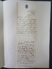 Connop Thirlwall   - Bishop of St. Davids - 2 Letters   1858