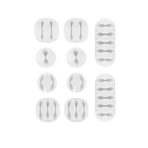 Deskstop Cable Holder Clips, 10-Pack Cable Management Cord Organiser Clips - 第 9/11 張圖片