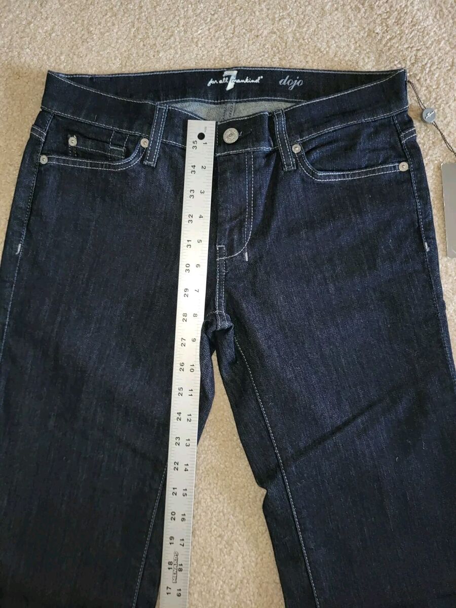 7 For All Mankind Dojo Rhinestone Embellished Jeans Dark 7 For All Mankind Dojo Rhinestone Embellished Jeans Dark