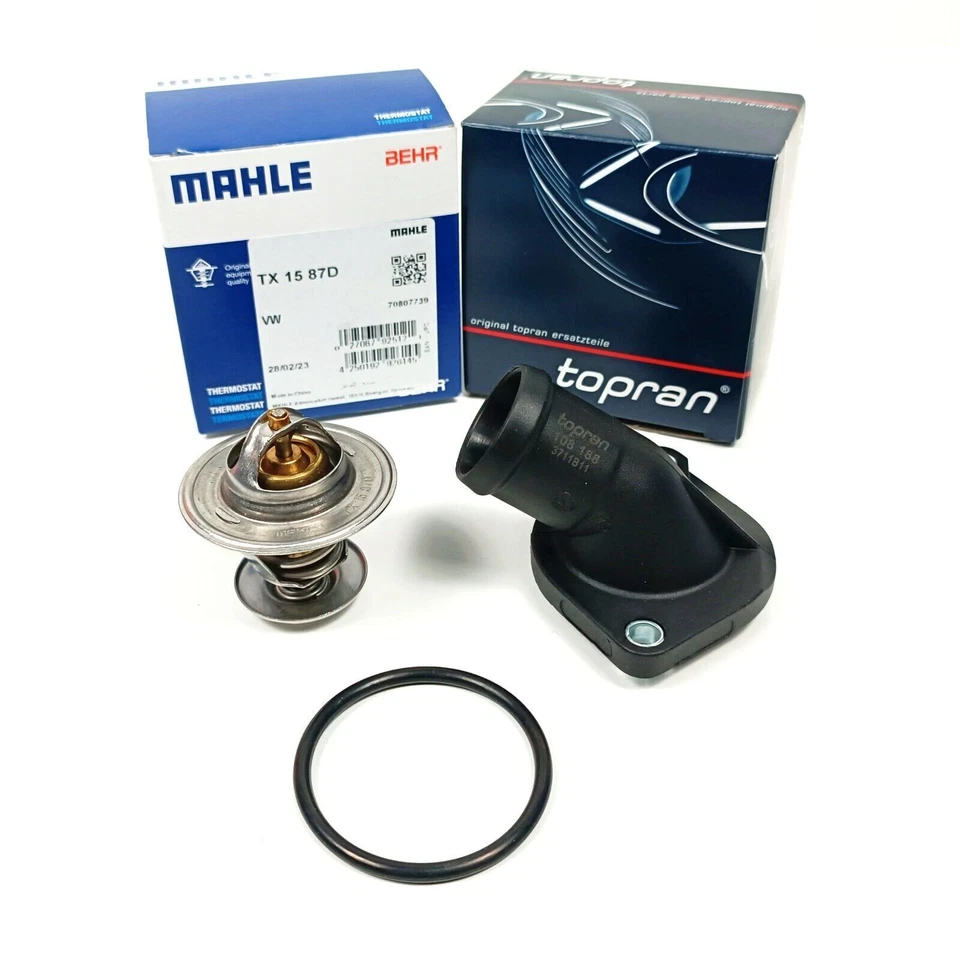 MAHLE Thermostat TOPRAN Wasserflansch AUDI A4 B5 A6 C4 80 B4 100 C4 PASSAT 3B2 - Bild 3 von 3