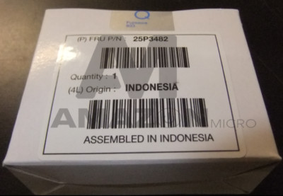 25P3482 25P3481 NEW Genuine IBM ServeRAID-5i Integrated RAID Controller Battery