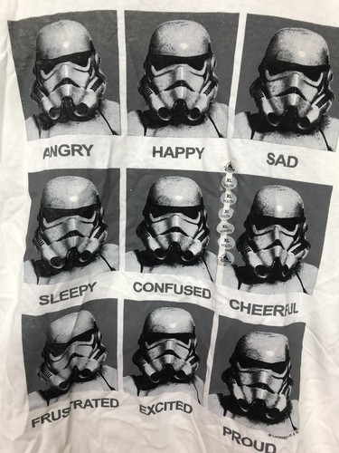 star wars youth T-Shirt Gr. XL weiß - Bild 2 von 5