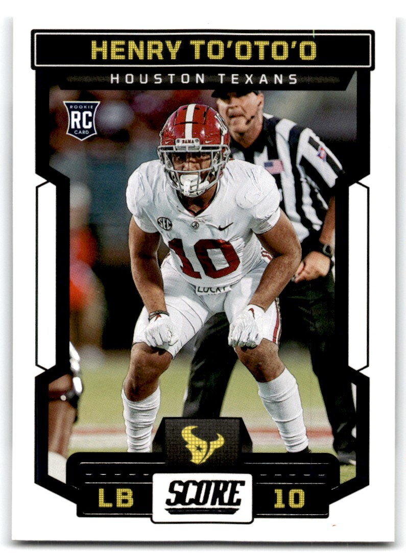 2023 SCORE HENRY TI'OTO'O RC HOUSTON TEXANS #378 | eBay