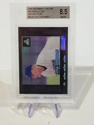 2000 Bowman Chrome Retro Future Refractor BGS 8.5 PR ~55 copies