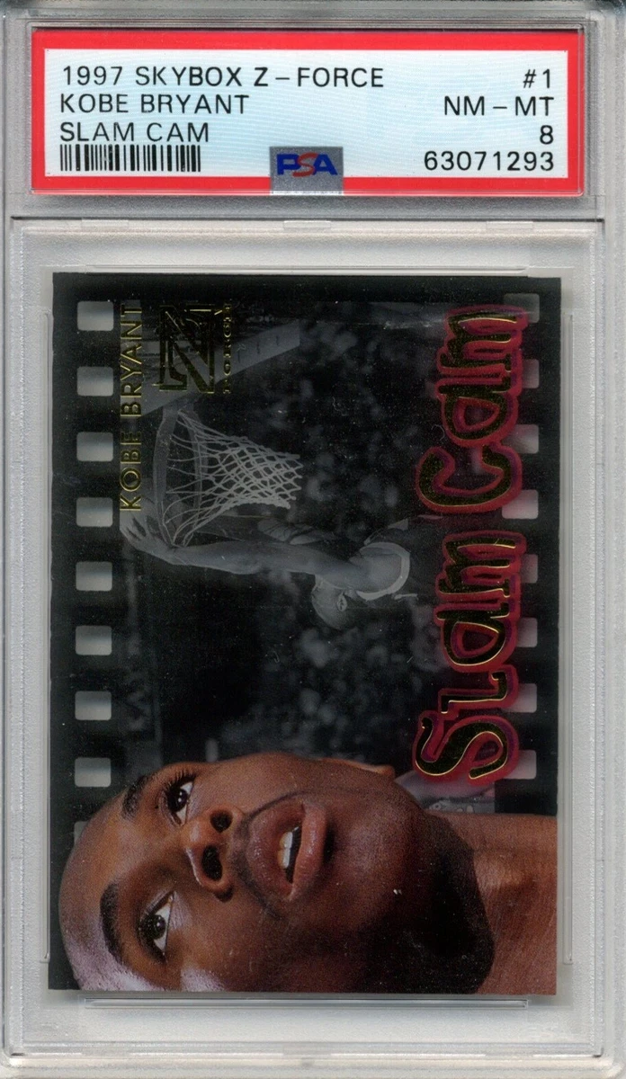 1997-98 Skybox Z Force Kobe Bryant Slam Cam #1 PSA 8