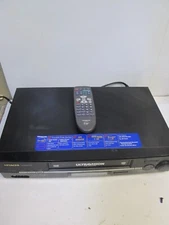 Hitachi VT-UX6570A VCR Hi-Fi Stereo Ultravision Video VHS Super Rewind - Remote