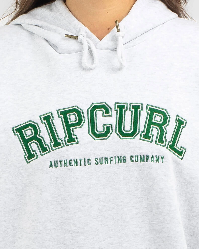 Rip curl Kids Girls Varsity Hoody Fleece Pullover Sweatshirt Hooded Jumper 3-12Y