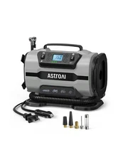 AstroAI Tire Inflator Portable Air Compressor Pump 150PSI 12V DC/110V AC with...