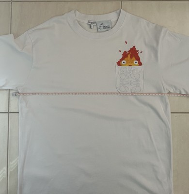 Loewe X Studio Ghibli Calcifer Pocket Shirt White Size S Howls