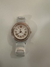 Versace DV One Diamond Dial Rose Gold Wrist Watch Unisex