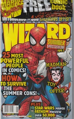   WIZARD #84/1998 Cover 2 + Marvel Knights US COMIC-MAGAZIN NEUW OVP TOP Z0-1