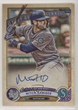 2019 Topps Gypsy Queen GQ Logo Swap Variation 36/99 Mitch Haniger Auto 8k4