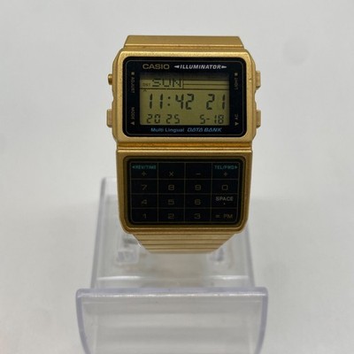 Casio DBC611G Data Bank Watch / Vintage Digital Timepiece with