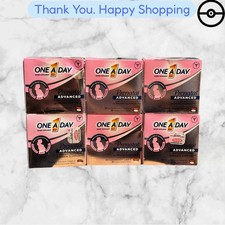 LOT OF 6 - ONE A DAY PRENATAL ADVANCED TRIPLE BRAIN SUPPORT , NEW , FREEHIPPING