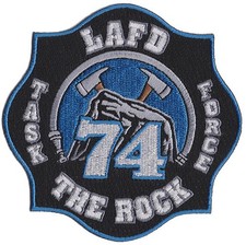 LAFD Station 74 Task Force The Rock Fire Patc...