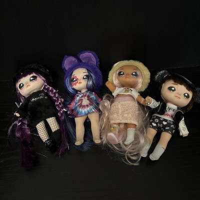 Na Na Na Surprise Lot of 4 Dolls Tuesday Maxwell Melanie Sarah 8  Cat Bunny Bear