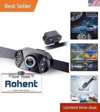 HD 1080P Backup Camera with Night Vision  170  Wide Angle - Waterproof Safety